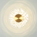 Настенный светильник Odeon Light Solaris 6627/9WL MIDCENT античная бронза/металл/акрил IP20 LED 9W 3000K 220V (круглые)