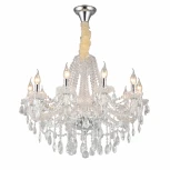 Подвесная люстра Aployt Koletta APL.755.03.10 (220V, хрусталь, на цепи, свеча)