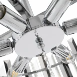 Потолочная люстра хрустальная на штанге Arte Milano Sorrento-1409 371409/6/100/470 CR (220V)