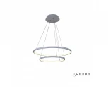 Подвесной светильник iLedex Axis D098-2 (600x400) WH (220V, пульт управления, на тросе, кольцо)