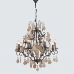 Подвесная люстра Favourite Albero 1763-8P (220V, подвески, на цепи, подсвечник, свеча)