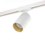 Трековый светильник однофазный 7W 220V White/Gold RAUMBERG R8150WhGd