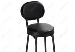 Барный стул Woodville Satearant черный полимер / темный мусс 453999
