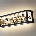 Настенный светильник Odeon Light Bild 5065/23WL черный/золото/металл/металл LED 1*23W 4000K