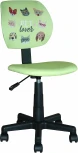 Кресло компьютерное детское ЛОЛО Pet Lover зеленый Stool Group (арт.УТ000039081)