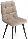 Стул Notta на металлокаркасе Чилли К бежевый / черный 502053