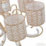 Подвесная люстра Arte Milano Florentia-1237 301237/6 Wh/Gd (220V, на цепи)