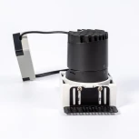 Точечный встраиваемый светодиодный светильник, квадратная рамка, белый отражатель Fiberli 302T75 12130206