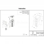 Настенный светильник уличный Maytoni Unter den Linden O578WL-01B (220V, IP54)