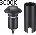 Встраиваемый грунтовый светильник Odeon Light Wald 6662/2GL3 черный/металл IP67 LED 3W 3000K 12V/24V (круглые)