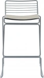 Стул полубарный Danny серый с подушкой Stool Group (арт.УТ000038988)
