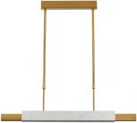 Подвесной светильник Odeon Light Marmi 4359/25L MIDCENT белый мрамор/антич. бронза/металл/акрил IP20 LED 25W 3000K 220V