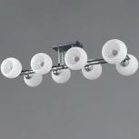 Потолочная люстра на штанге ILLUMICO IL0791-8CSQ-25 BK CR TRENTO (220V)