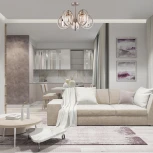 Потолочная люстра Eurosvet Loraine 10128/5 сатин-никель