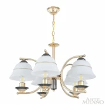 Подвесная люстра Arte Milano Florentia-1240 301240/5 Bk/Gd (220V, на цепи)