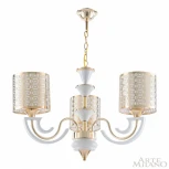 Подвесная люстра Arte Milano Florentia-8857 308857/3 Wh/Gd (220V, на цепи)