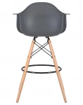 Стул барный DAW BAR (ножки светлый бук, цвет серый)