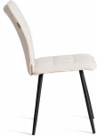Стул обеденный Bari Tetchair (Флок/Молочный,Черный) арт.24801