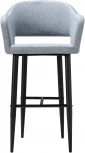 Стул барный R-Home Oscar Сканди Грей/Черный