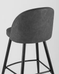 Стул барный Stool Group Лион темно-серая экокожа УТ000004031