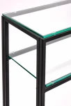 Консольный стол AllConsoles 1042-CB clear черный муар