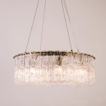 Подвесная люстра Divinare Felis 6005/17 SP-8 (220V, на тросе, круглые)