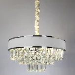 Подвесная люстра Arte Lamp Diadem A1002LM-6CC (220V, хрусталь, на цепи, круглые)