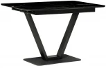 Стол на тумбе Woodville Бугун обсидиан / черный 500004