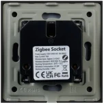 Розетка электрическая с Zigbee управлением SCT-OMALI-EUZB1-PL-BK (240V, 16A, Zigbee) (Arlight) 050216