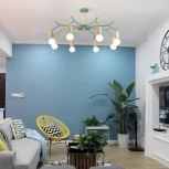 Потолочная люстра на штанге Les Color D95 Green Imperiumloft ﻿Lesc_01 (220507-23)