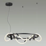 Подвесной светильник с гибким неоном Odeon Light Corda 4391/55L (LED, 220V, на тросе, кольцо)