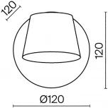 Бра Maytoni Pixel MOD421WL-L6BBS3K (LED, 220V, выключатель)