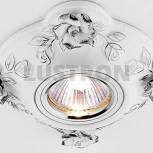 Встраиваемый точечный светильник Ambrella Дизайн С Узором И Орнаментом Гипс D5504 W/CH