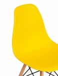 Обеденный стул Tetchair CINDY (Дерево бук,Металл,Пластик/Желтый)