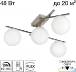 Потолочная люстра на штанге Citilux Dorsy CL223141 (регулировка яркости, LED, 220V, пульт управления, шарики)