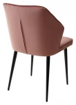 Стул SEATTLE-V РОЗОВЫЙ #15, велюр / черный каркас