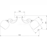 Потолочная люстра Eurosvet Wendy 30138/3 золото