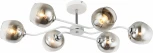 Люстра потолочная на штанге Henry 1177/6P E27*60W White/Chrome