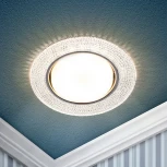 Встраиваемый точечный светильник ЭРА DK LD53 WH (220V, круглые)