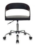 Кресло Бюрократ CH-370SL черный эко.кожа крестовина металл хром