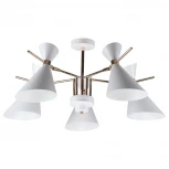 Потолочная люстра Imex MD.0702-5-S WH+FGD