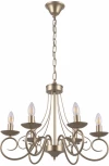 Подвесная люстра Arte Milano AM349159 349159/6 CG (220V, на цепи, подсвечник, свеча)
