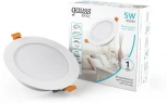 Светильник встраиваемый Gauss Downlight 9030420205 5W 400lm 4000K IP20 белый LED (220V, круглые)
