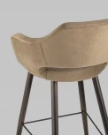 Стул барный Stool Group Саймон велюр капучино УТ000025188