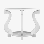 Стол журнальный Овация (М) ЛАЙТ белый от фабрики Mebelik