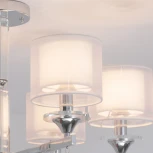 Потолочная люстра на штанге ILLUMICO IL1354-6CPA-29 CR Romei