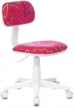Кресло детское Бюрократ CH-W201NX малиновый Sticks 05 крестовина пластик пластик белый