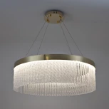 Подвесная люстра светодиодная хрустальная с регулировкой цветовой температуры Modelux MODESTYLE MS.9701.800 BS