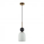 Подвесной светильник Odeon Light Lolla 4361/1B бронзовый/белый/камень/металл IP20 E14 40W 220V