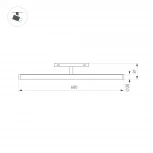 Трековый светильник магнитный светодиодный MAG-ORIENT-TUBE-TURN-L600-20W Warm3000 (BK, 180 deg, 48V) (Arlight, IP20 Металл) 036284